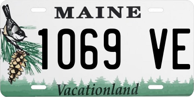ME license plate 1069VE