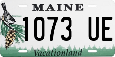 ME license plate 1073UE