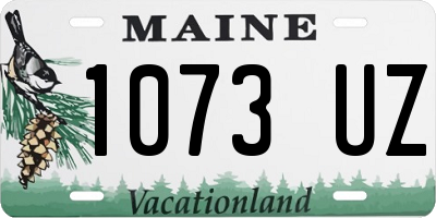 ME license plate 1073UZ