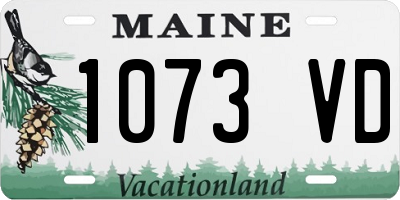 ME license plate 1073VD