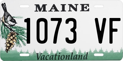 ME license plate 1073VF
