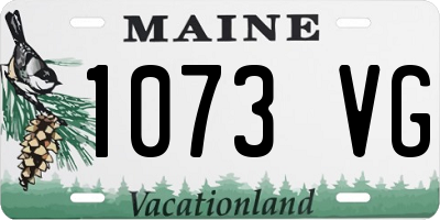 ME license plate 1073VG