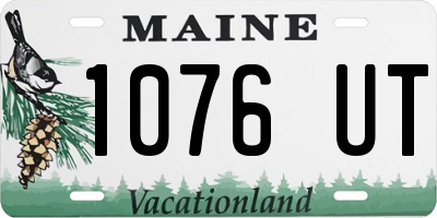 ME license plate 1076UT