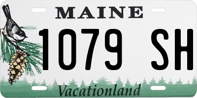 ME license plate 1079SH