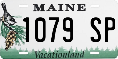 ME license plate 1079SP