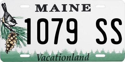 ME license plate 1079SS