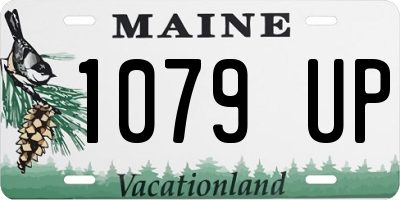 ME license plate 1079UP