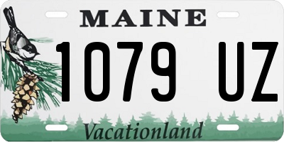 ME license plate 1079UZ