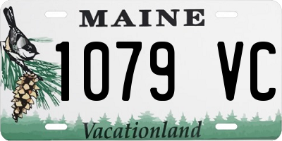 ME license plate 1079VC