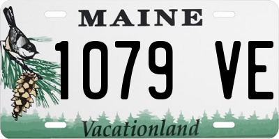 ME license plate 1079VE