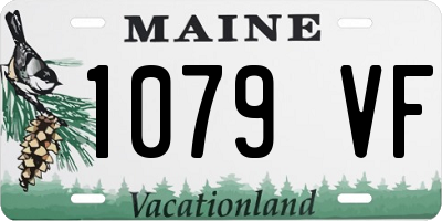 ME license plate 1079VF