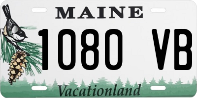 ME license plate 1080VB