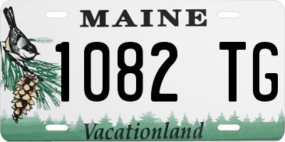 ME license plate 1082TG