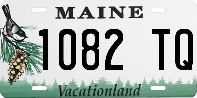 ME license plate 1082TQ