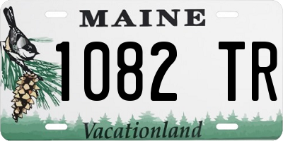 ME license plate 1082TR