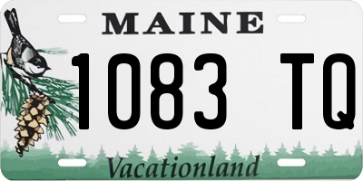 ME license plate 1083TQ