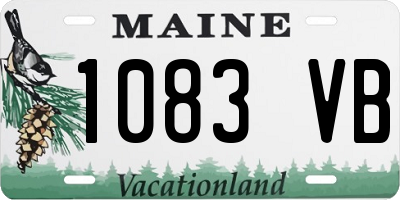 ME license plate 1083VB