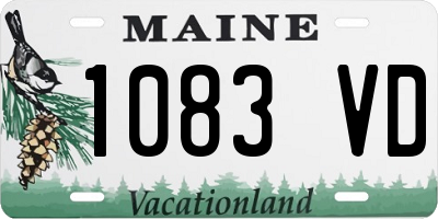 ME license plate 1083VD