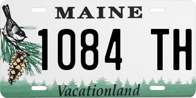 ME license plate 1084TH