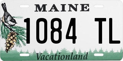 ME license plate 1084TL