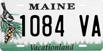 ME license plate 1084VA