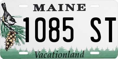 ME license plate 1085ST