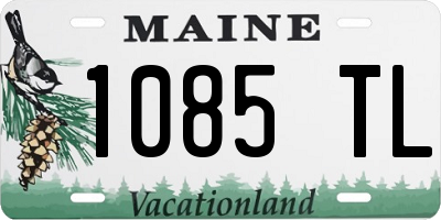 ME license plate 1085TL