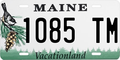 ME license plate 1085TM
