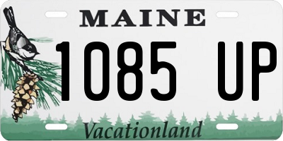 ME license plate 1085UP
