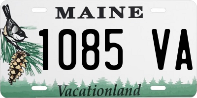 ME license plate 1085VA