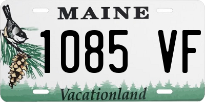 ME license plate 1085VF