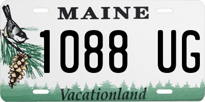 ME license plate 1088UG