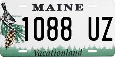 ME license plate 1088UZ