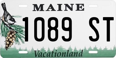 ME license plate 1089ST