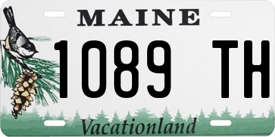 ME license plate 1089TH