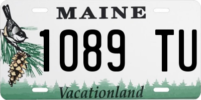 ME license plate 1089TU