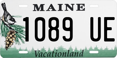 ME license plate 1089UE