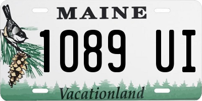 ME license plate 1089UI