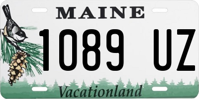 ME license plate 1089UZ