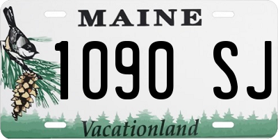 ME license plate 1090SJ