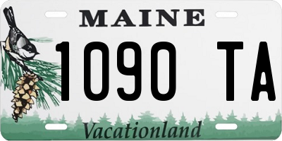 ME license plate 1090TA