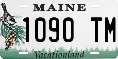 ME license plate 1090TM