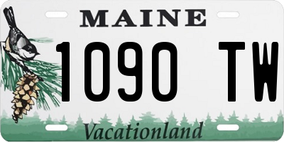 ME license plate 1090TW