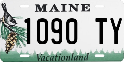 ME license plate 1090TY