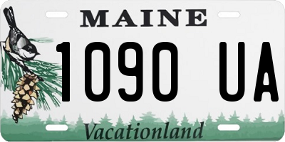 ME license plate 1090UA