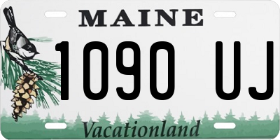 ME license plate 1090UJ