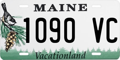 ME license plate 1090VC