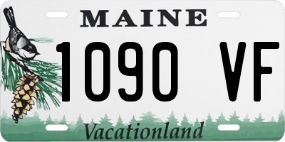 ME license plate 1090VF