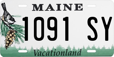 ME license plate 1091SY