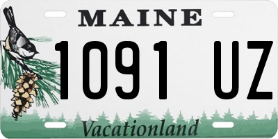 ME license plate 1091UZ